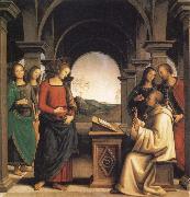 Pietro Perugino The Vision of St Bernard France oil painting artist